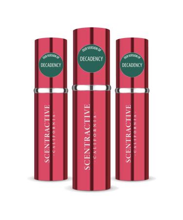 CA Perfume Impression of M. Jacobs Decadency For Women Replica Version Fragrance Dupes Concentrated Long Lasting Eau de Parfum Spray Refillable Atomizer Bottle 0.17 Fl Oz/5ml-X3 M. JACOBS DECADENCY IMPRESSION 0.51 Fl Oz (Pack of 1)