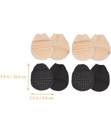 FRCOLOR 4 Pairs Forefoot Socks Low Cut Socks Foot Pads for Women of Foot Cushion Socks High Heeled Shoes Pads Sweat-Absorbent Forefoot Pads High-Heeled Shoes Pads Cotton Floor Mat Summer - Buy Online on GoSupps.com