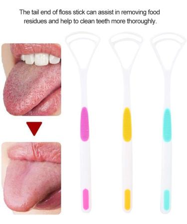 Verdant Touch Coated Tongue Scraps Interdental Brush Set - 6-Pack Oral Care Kit for Deep Cleaning Tooth Stains - Buy Online on GoSupps.com