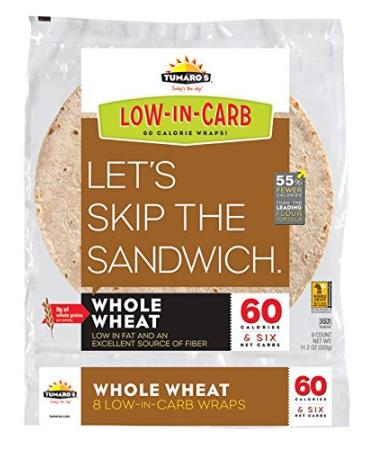TUMAROS Whole Wheat, 8 Count (Pack of 6)