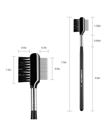 Professional Eyebrow Brush & Eyelash Comb - Remove Mascara Clumps | Best Beauty Tool for Flawless Cosmetics - Buy Online on GoSupps.com