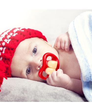 LUOZZY 8pcs Funny Silicone Baby Pacifiers - Cute & Soft Newborn Soothing Teething Toy - Buy Online on GoSupps.com