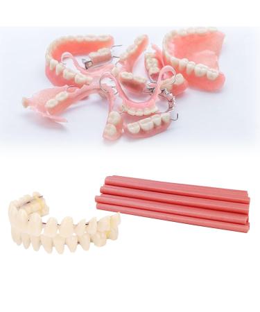 Missing Teeth Repair Kit -DIY Denture Parts for Make the Temporary Fake Teeth at home Denture Material kit