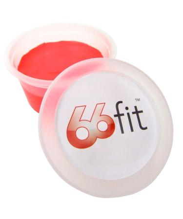 66fit Hand Therapy Putty x 85gms - Rehabilitation Recovery and Stress Relief 3 oz Red