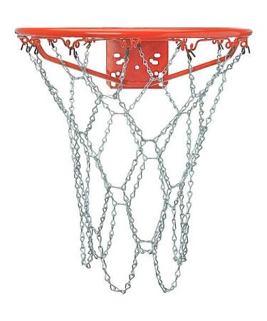 Crown Sporting Goods Outdoor Galvanized Steel Chain Basketball Net