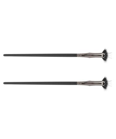 Buy 2pcs Mascara Fan Bent Brush Set - Double Layer for No Clumping & Enhanced Lower Lash Application | International Shipping Available - Buy Online on GoSupps.com