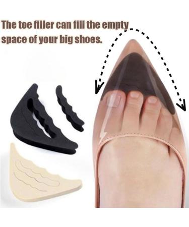 6 Pair High Heel Cushion Pads - Invisible Shoe Fillers Metatarsal & Ball of Foot Cushions Heel Grips Toe Filler Inserts for Perfect Fit | Comfortable & Discreet Insoles for Big Shoes - Buy Online on GoSupps.com