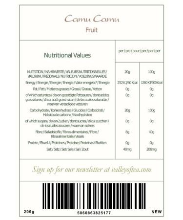 Organic Camu Camu Powder - Premium Superfood for Immune Support & Antioxidants - International Shipping Available - Buy Online on GoSupps.com