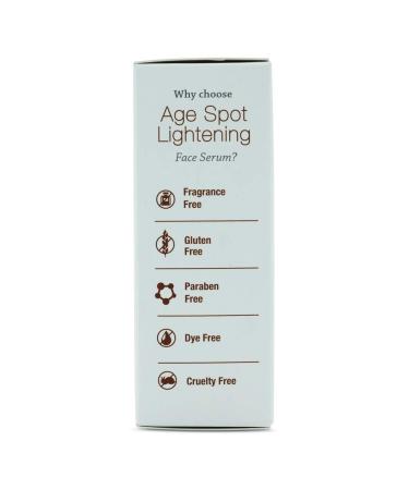 Age Spot Face Serum | Dark Spot Corrector with Hyaluronic Acid | Brightening & Anti-Aging Solution by Hyalogic - 1 Fl. oz - Buy Online on GoSupps.com