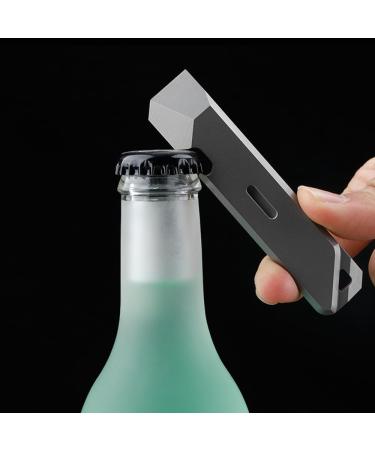 Shop Titanium EDC Pry Bar with Bottle Opener - Perfect Outdoor Camping Tool | Fast International Shipping - Buy Online on GoSupps.com