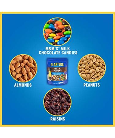PLANTERS Nuts & Chocolate M&M's Trail Mix 19 oz Bag - Sweet & Salty On-the-Go Snack for Active Lifestyle - Kosher School, Work & Camping Snack - Buy Online on GoSupps.com