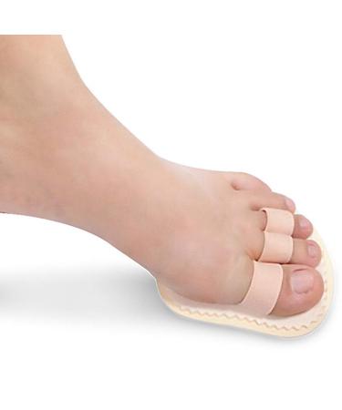 FARUTA 1 Pair of Toe Straightener Overlapping Hammer Toe Corrector Big Toes Bunion Protector Splint Ball of Foot Cushion Pads