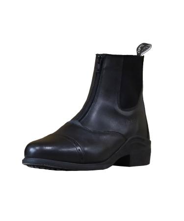 One Stop Equine Shop BasEQ Rachel Womens Leather Paddock Boot 6 Black