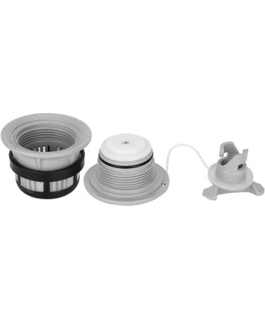 3Pcs Boat Air Valve Replacement Kit with Filter Mesh - Gray PVC Spiral Air Plug for Inflatable Boat Kayak - Buy Online on GoSupps.com