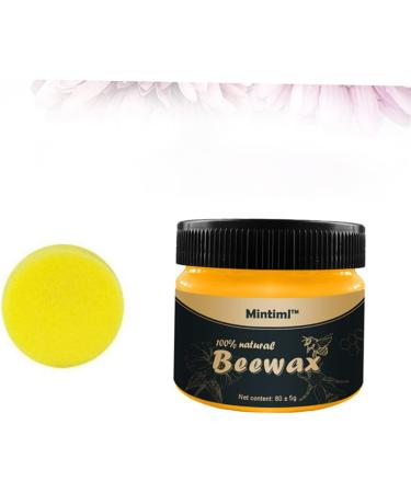 COHEALI Floor Wax - 2pc Beeswax Furniture Care & Maintenance | Unscented Multipurpose Polishing Sponge for Wooden Floors | Natural Wood Seasoning - Buy Online on GoSupps.com