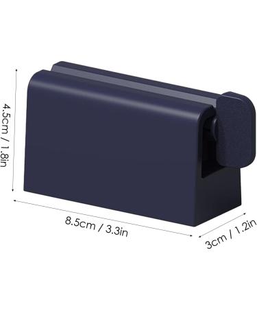 Toothpaste Squeezer Tube Roller | No Punching Toothpaste Tube Squeezer - Toothpaste Squeezers Holder Rotate Toothpaste Dispenser for Bathroom Stone Blue - Buy Online on GoSupps.com