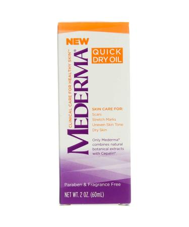 Mederma Unscented Quick Dry Oil - 2 Ounces (2)
