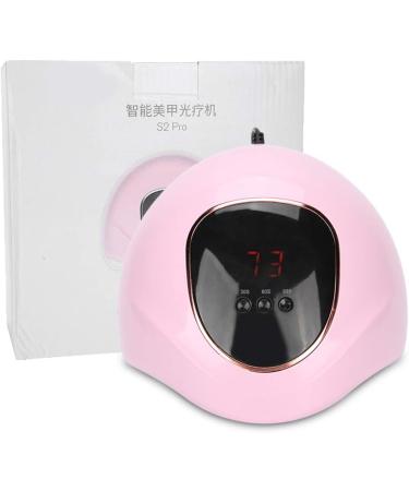 72W UV Nail Lamp with 54pcs LED Lights, 3 Timers, Auto Sensor - Pink - Buy Online on GoSupps.com