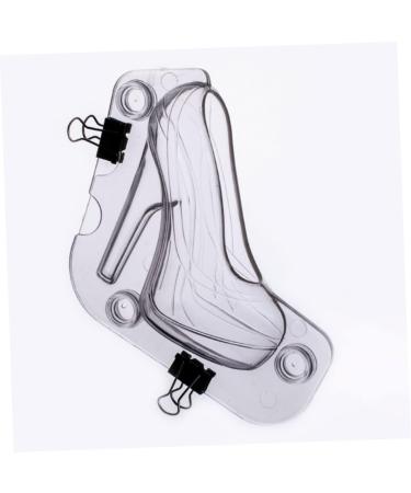 Milisten Chocolate Mold Shoes for Women Heels Clear Stripper Heels for Women Silicone Mold Cake Baking Wedding Cake Decoration High Heels Decor Mold Plastic 3D Stiletto Muffin - Buy Online on GoSupps.com