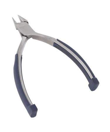 Cuticle Trimming Nipper Stainless Steel Dead Skin Remover Clipper Easy to Use for Manicure with Power Plier Suitable for Nail Art Accessories Rubber Grip