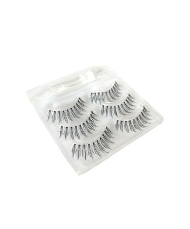 minkissy 3 Pair Fake Eyelash Long Eyelashes Desne Eyelashes Fake Lashes Natural Eyelashes Makeup Eyelashes False Eyelash Make up