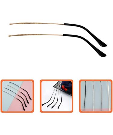 Gleavi Sunglasses Replacement - Golden Metal Arm Ear Socks & Pipe Sleeve Tips | High-Quality Glasses Parts for International Shipping - Buy Online on GoSupps.com