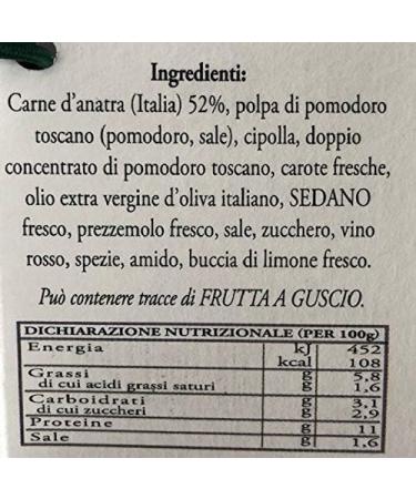  Casa Lombardi Duck Stew Sauce 180g - Buy Online on GoSupps.com