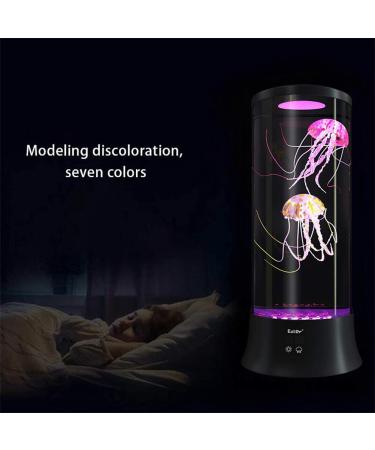 EDIER LED Fantasy Jellyfish Lava Lamp - 7 Color Setting Aquarium Mood Light for Home Office Decor - Great Gifts for Kids - Buy Online on GoSupps.com