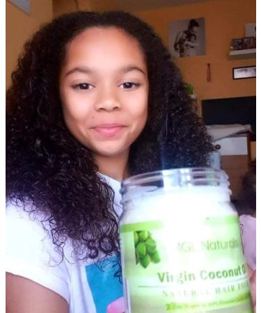 Organic Virgin Coconut Oil for Hair Growth and Nourishment - 14.11 oz | Sustainably Sourced from Ghana - Buy Online on GoSupps.com