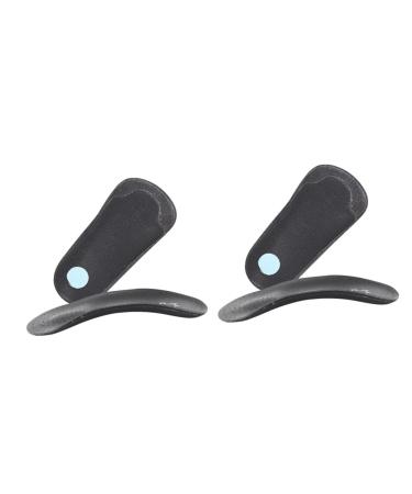 FOMIYES 2 Pairs High Arch Support 3/4 Insert Insole Arch Support Shoe Insert Half Arch Support Insoles Half Flatfoot Shoe Pads Shoe Inserts Shoe Insoles Non-Slip Men and Women Blackx2pcs Size 3x2pcs