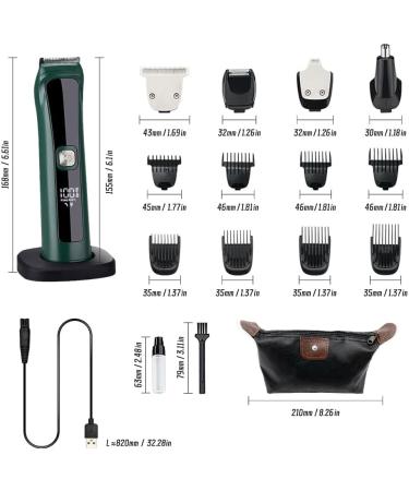 Gryphon Life 5-in-1 Hair Clippers & Trimmer Kit | Green Barber Tool for Precision Cutting - International Shipping Available - Buy Online on GoSupps.com
