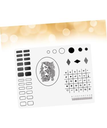 Ipetboom Nail Art Tool Nails Tools Silicone Tool Nail Art Stamping Mats Decorating Tools Nail Sticker Guide Nail Tools Nail Decorations Accessories Nail Art Mat Nail Polish Decorate 40.5*30.5cm As Shown - Buy Online on GoSupps.com