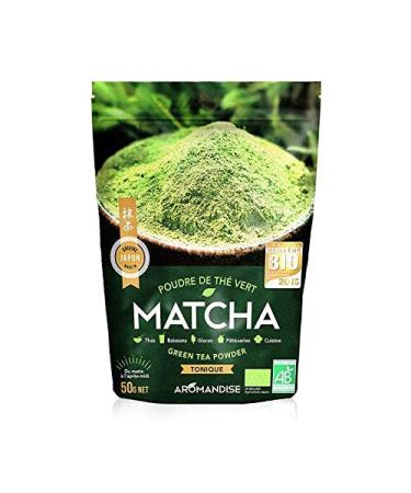 Aromandise Organic Japanese Matcha Green Tea Powder 50g