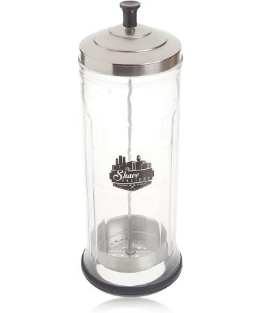 The Shave Factory Professional Grade Large Glass Disinfectant Jar - Barber Solution Jar 37oz - Buy Online on GoSupps.com