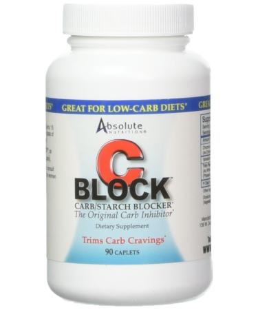 Absolute Nutrition CBlock Carb/Starch Blocker, 90 Caplets 1