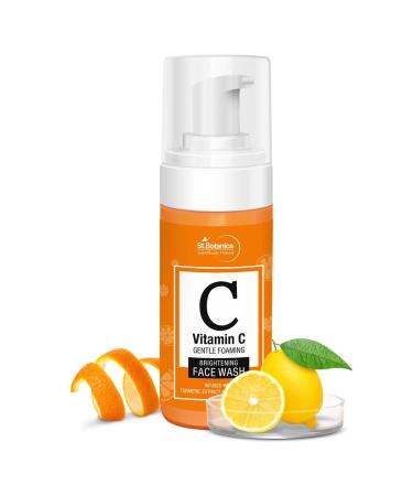 StBotanica Vitamin C Foaming Brightening Face Wash - Paraben & Sulfate Free 120ml | Shop Internationally - Buy Online on GoSupps.com