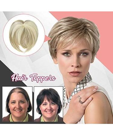 Guajave Crown Haar-Topper for Thinning Hair | Seamless Silk Base Clip-In Forehead Topper with Wispy Pony Extension - 18 - Buy Online on GoSupps.com