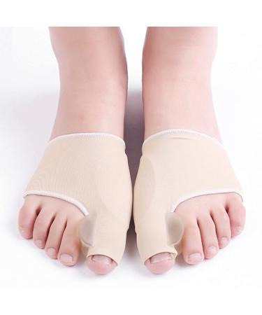 Bunion Corrector and Bunion Relief Orthopedic Bunion Splint Pads Bunion Straightener Protector Foot Sleeves with Gel Cushions for Men/Women Big Toe Joint/Hammer Toe/Toe Separators (L1)