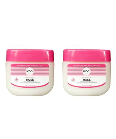 ICAN LONDON Rose 100% Pure Petroleum Jelly 2 x 368g