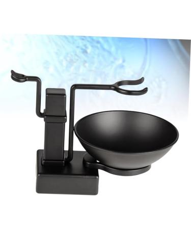 Angoily Stainless Steel Shaving Bowl & Brush Holder - 2-Stall Rapid Rack for Men | Ideal for Home & Hotel Use - Buy Online on GoSupps.com