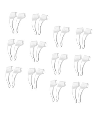 Gleavi 12 pairs anti-slip cover for glasses glasses ears Earring hooks for reading glasses Portable glasses holders slipproof glass handles glass handles replaceable silica gel