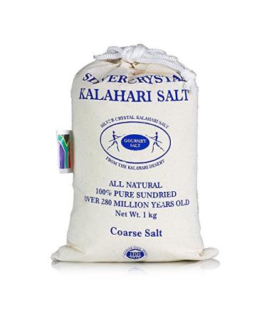 Silver Crystal Coarse Kalahari Salt 1Kg