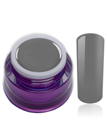 Color Gel Dark Grey UV LED Nail Gel Studio Quality Color Gel RM Beautynails 1 Pack (1x 5ml)
