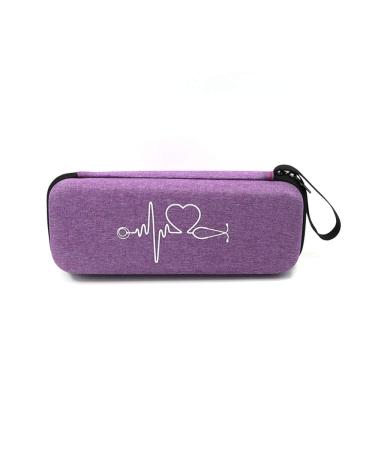 Stethoscope Carrying Case for Littmann Classic III, Lightweight II S.E, Cardiology IV - Purple | Mesh Pocket for Nurse Accessories - Buy Online on GoSupps.com
