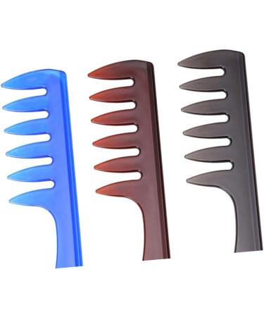 minkissy 3pcs Hair Spary Comb Hairdressing Accessories Fork Comb Hair Comb Combs Styling Comb for Men Plane Man Big Back M As Shown - Buy Online on GoSupps.com