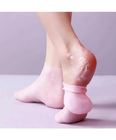 4 Pairs Silicone Moisturizing Gloves & Socks Set Anti Slip Spa Socks and Gloves 2 Colors Hands Feet Skin Care High Elasticity Gloves and Socks Moisturizing Gloves & Socks - Buy Online on GoSupps.com