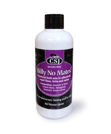 Billy No Mates - A Herbal Supplement to NATURALLY & Effectively repel Fleas Ticks and Mites