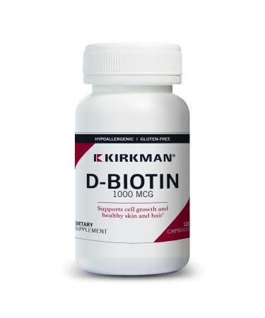 d-Biotin 1000 mcg Capsules - Hypo - 120 count