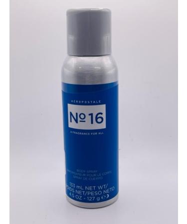 No 16 Fragrance Spray for Men and Women Unisex 4.5 Ounce All Over Body Mist