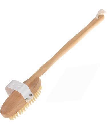 SIDCO Wooden Bath Brush | Back Brush & Sauna Massage Brush for Exquisite Relaxation | International Shipping - Buy Online on GoSupps.com